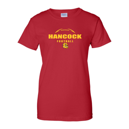 Hancock Football - Ladies Short Sleeve Cotton Tee