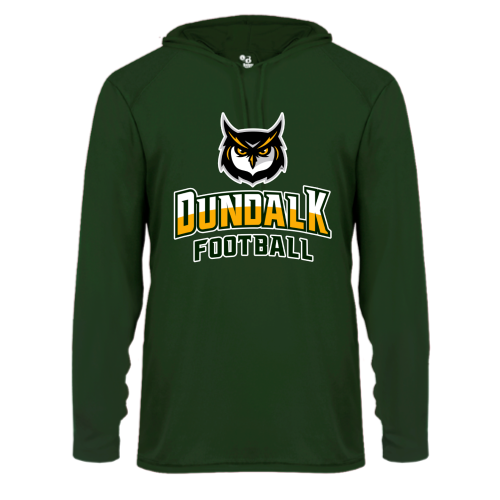 Load image into Gallery viewer, Dundalk High School - Adult LS Performance Tee with Hood
