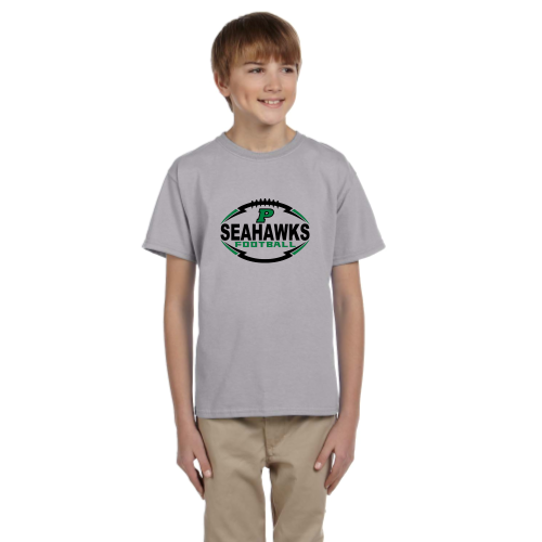 Load image into Gallery viewer, Peninsula Youth Seahawks - Youth Short Sleeve Cotton Tee
