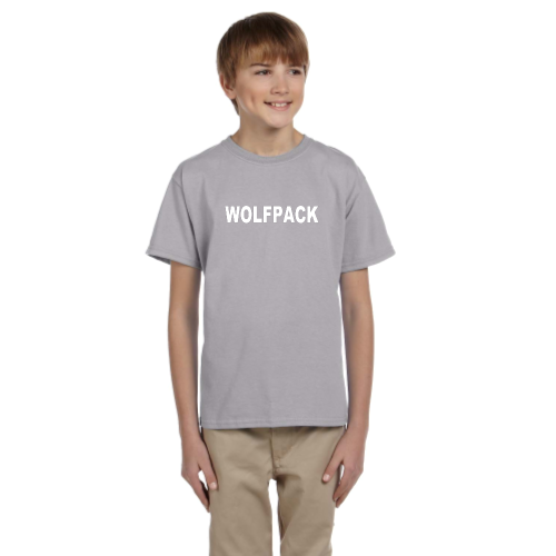 Load image into Gallery viewer, Lincoln Wolfpack - Youth Short Sleeve Cotton Tee
