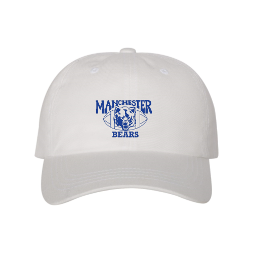 Manchester Bears Football -  Classic Dad Cap White