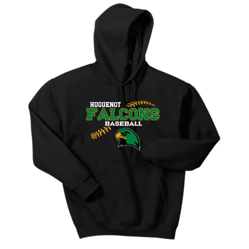 Load image into Gallery viewer, Huguenot Baseball - Adult Pullover Hood Sweatshirt
