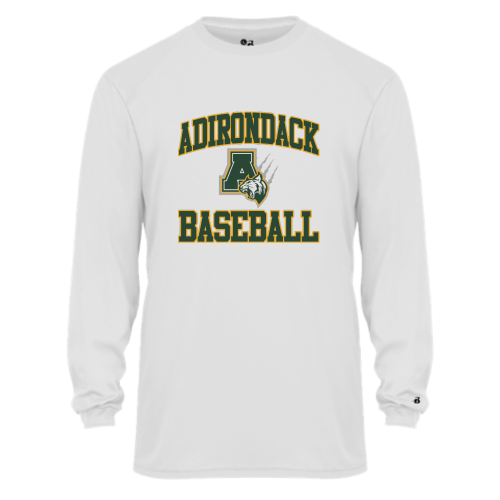 Load image into Gallery viewer, Adirondack Baseball - Youth LS Performance Tee
