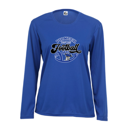 Load image into Gallery viewer, Cros-Lex Football -  Ladies LS Performance Tee
