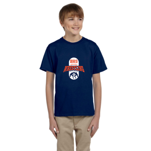 Load image into Gallery viewer, Beech HS - Wrestling - Youth Short Sleeve Cotton Tee
