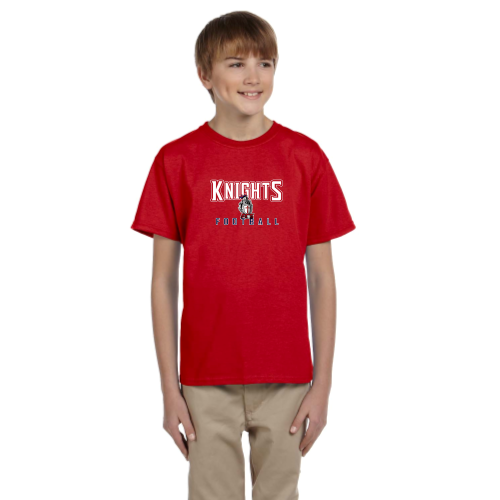 Load image into Gallery viewer, FCS Knights - Youth Short Sleeve Cotton Tee
