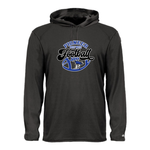 Cros-Lex Football -  Adult LS Performance Tee with Hood