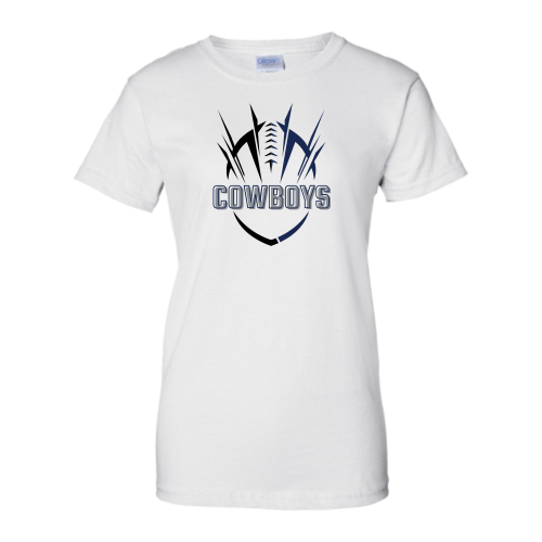 Tanque Cowboys - Ladies Short Sleeve Cotton Tee