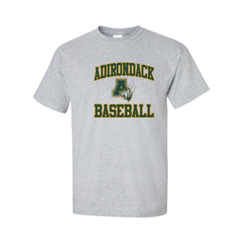 Adirondack Baseball - Adult Short Sleeve Cotton Tee