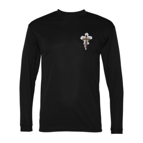 Stix with Christ - Adult LS Performance Tee