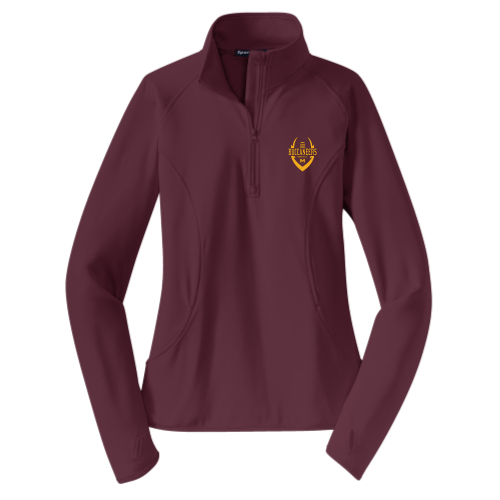 Milford Buccaneers - Ladies Sport Wicking 1-4 Zip Pullover