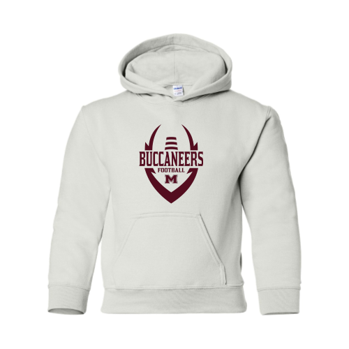 Milford Buccaneers - Youth Pullover Hood Sweatshirt