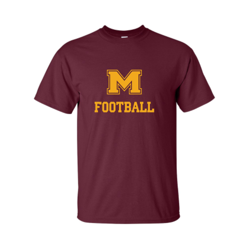 Load image into Gallery viewer, Milford Football - Adult Short Sleeve Cotton Tee
