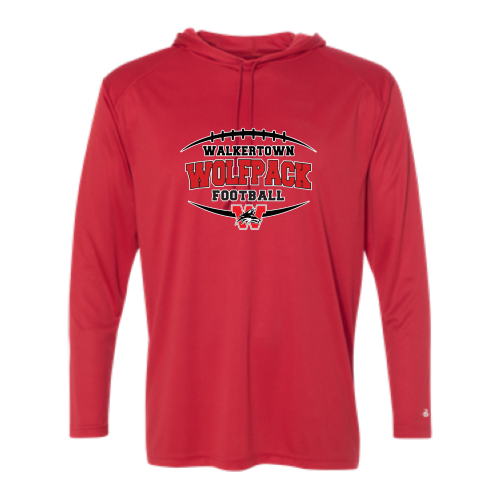 Load image into Gallery viewer, Walkertown HS - Adult LS Performance Tee with Hood
