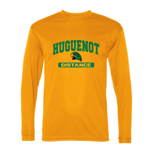 Huguenot Track and Field Distance - Adult LS Performance Tee