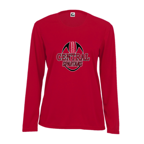 Load image into Gallery viewer, Central Davidson - Ladies LS Performance Tee
