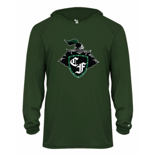 Load image into Gallery viewer, Clear Falls High School - Youth LS Performance Tee with Hood
