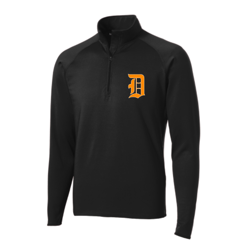 Delaware Jr. Pacers - Black - Sport Wicking 1-4 Zip Pullover