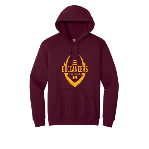 Milford Buccaneers - Adult Pullover Hood Sweatshirt