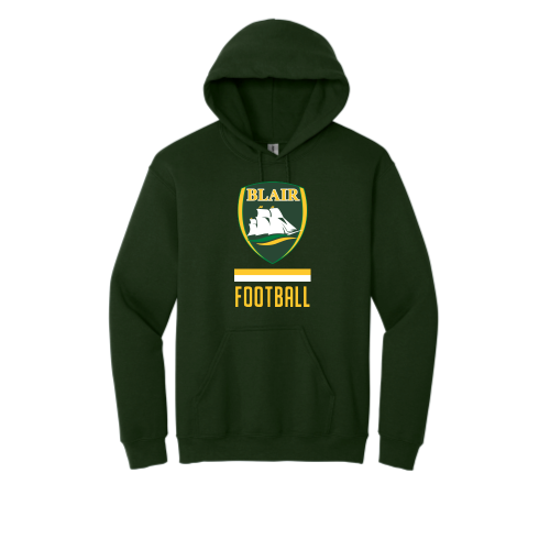 Load image into Gallery viewer, Blair Football - Adult Pullover Hood Sweatshirt
