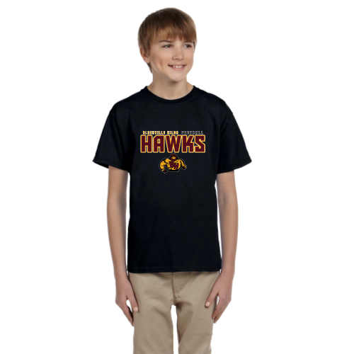 Load image into Gallery viewer, Blackville Hilda Football - Youth Short Sleeve Cotton Tee
