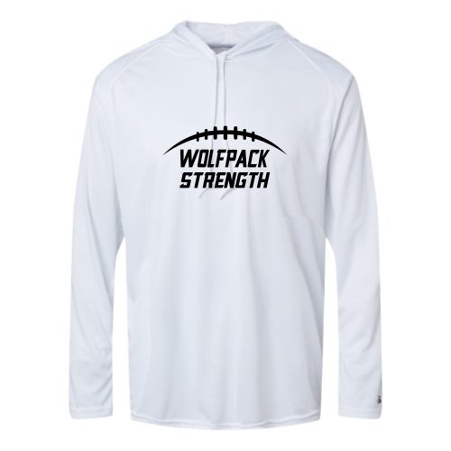 Load image into Gallery viewer, Lincoln HS - Adult LS Performance Tee with Hood
