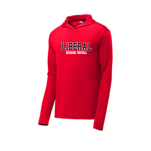 Load image into Gallery viewer, Liberal Redskins - Sport-Tek PosiCharge Competitor Hooded Pullover
