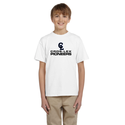 Load image into Gallery viewer, Cros-Lex Pioneers - Youth Short Sleeve Cotton Tee
