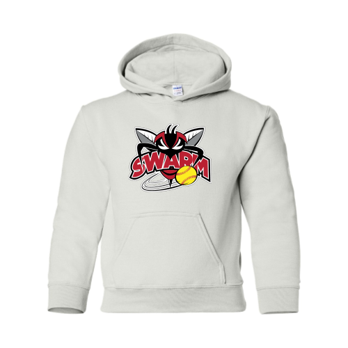 Load image into Gallery viewer, Heyworth Swarm - SoftBall - Youth Pullover Hood Sweatshirt
