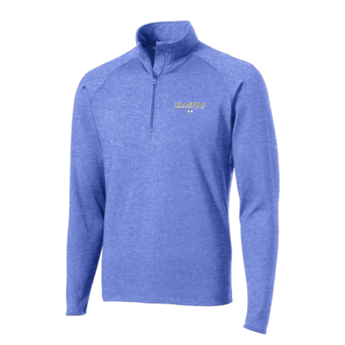 Hillsdale High -  Sport Wicking 1/4 Zip Pullover Lt Blue