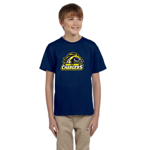 Load image into Gallery viewer, DCA Chargers - Youth Short Sleeve Cotton Tee
