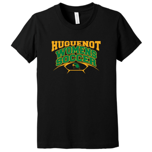 Huguenot Soccer - Canvas Adult Short Sleeve Cotton Tee