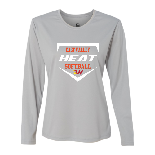 Load image into Gallery viewer, East Valley Heat Club Softball - Ladies LS Performance Tee
