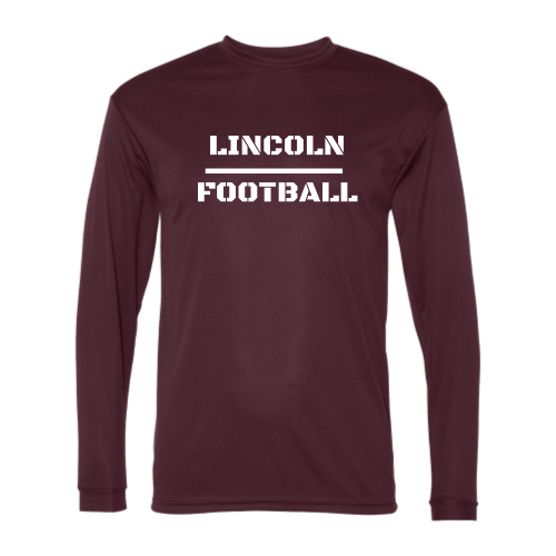 Load image into Gallery viewer, Lincoln Football - Adult LS Performance Tee

