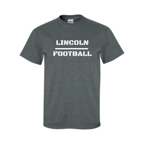 Load image into Gallery viewer, Lincoln Football - Adult Short Sleeve Cotton Tee
