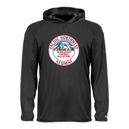 Pacific NW Football - Adult LS Performance Tee with Hood