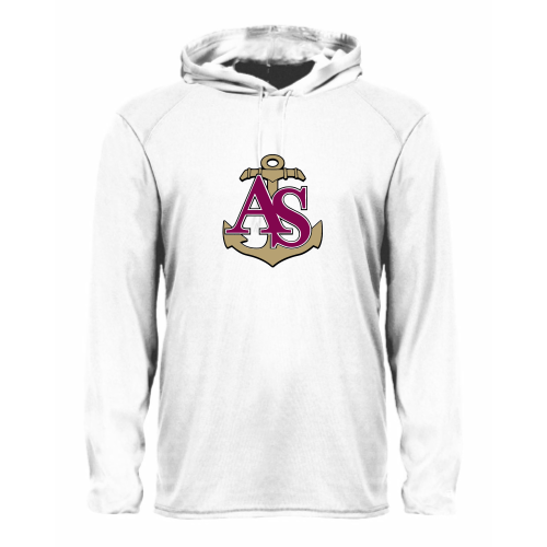 Load image into Gallery viewer, Apprentice School - Adult LS Performance Hood Tee
