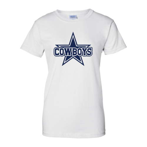 Load image into Gallery viewer, TV Cowboys - Ladies Short Sleeve Cotton Tee
