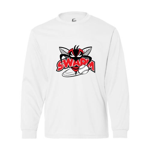 Load image into Gallery viewer, Heyworth Swarm - Ladies LS Performance Tee
