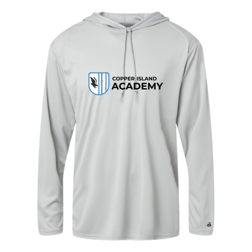 Load image into Gallery viewer, Copper Island - Adult LS Performance Tee with Hood
