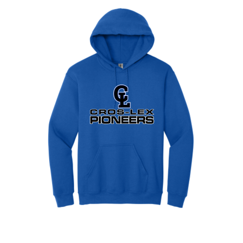 Load image into Gallery viewer, Cros-Lex Pioneers - Adult Pullover Hood Sweatshirt
