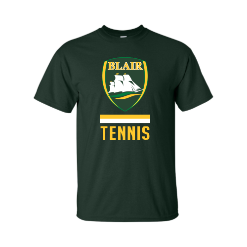 Load image into Gallery viewer, Blair Tennis - Adult Short Sleeve Cotton Tee
