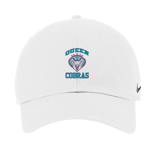 Queen Cobras - Nike Heritage Cotton Twill Cap White