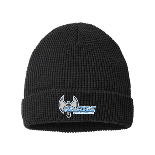 Hillsdale Football - Richardson - Waffle Cuffed Beanie