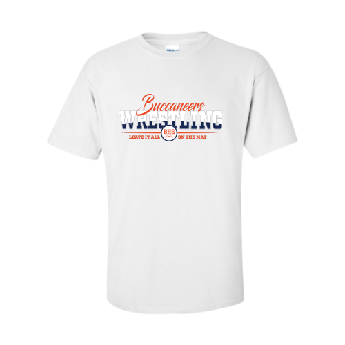 Beech High School Wrestling - Adult Short Sleeve Cotton Tee