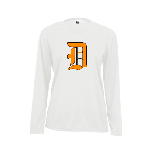 Delaware Jr. Pacers - Ladies LS Performance Tee