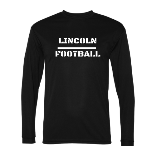Load image into Gallery viewer, Lincoln Football - Adult LS Performance Tee
