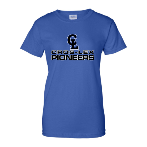 Load image into Gallery viewer, Cros-Lex Pioneers - Ladies Short Sleeve Cotton Tee
