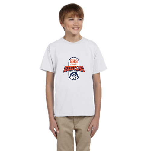 Load image into Gallery viewer, Beech HS - Wrestling - Youth Short Sleeve Cotton Tee
