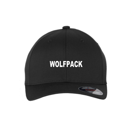 Lincoln Wolfpack - Black - Cotton Blend Fitted Cap